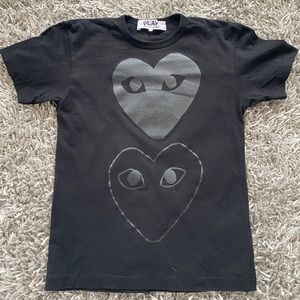 Comme des Garcons Play, Black & Carbon T-Shirt
